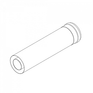 Удлинительный элемент  Buderus 60/100 мм L=500 мм