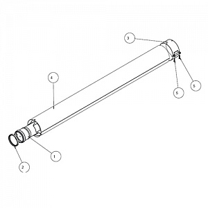 Удлинитель Гепард/Пантера Protherm 60/100 мм L=1500 мм