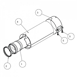 Удлинитель Гепард/Пантера Protherm 60/100 мм L=200 мм