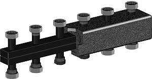 Котловой коллектор Meibes 66301 1½" х 1½", 5 контура(ов) 