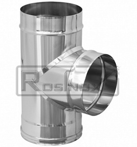 Тройник (кислотостойкая/0,5) МОНО 1ТР90 Rosinox 90° х 180 мм